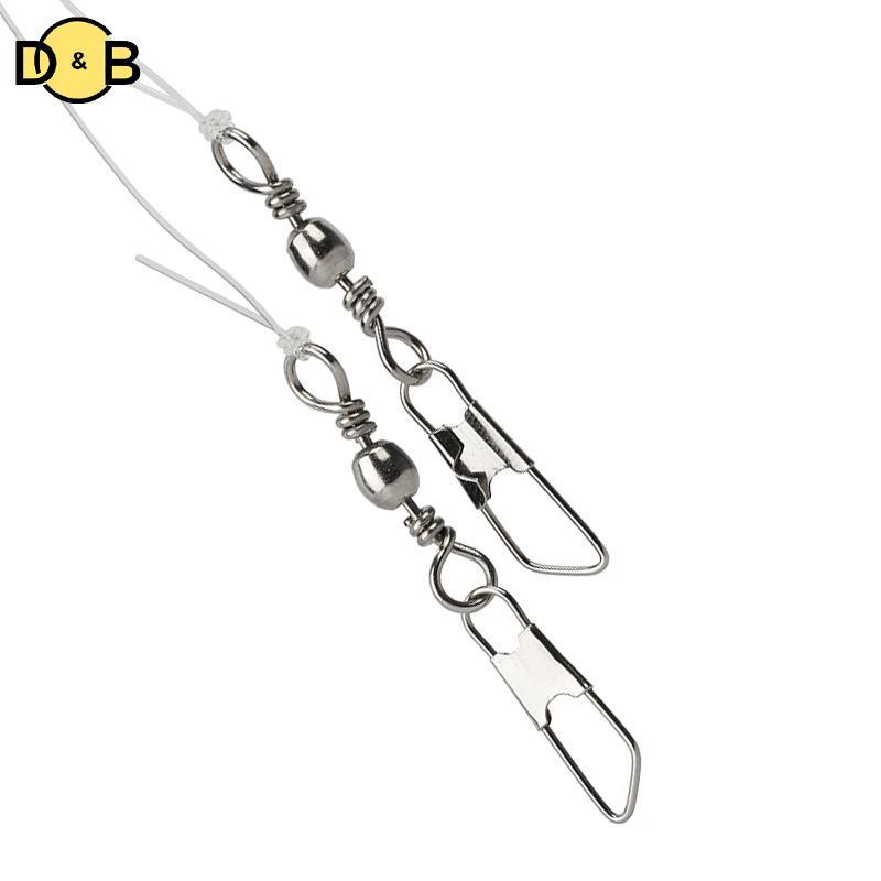 [DB] Móc câu Chien Feather Octopus Glow-in-the Dark Bead String Hook 5 móc / dây treo Bộ câu cá TH