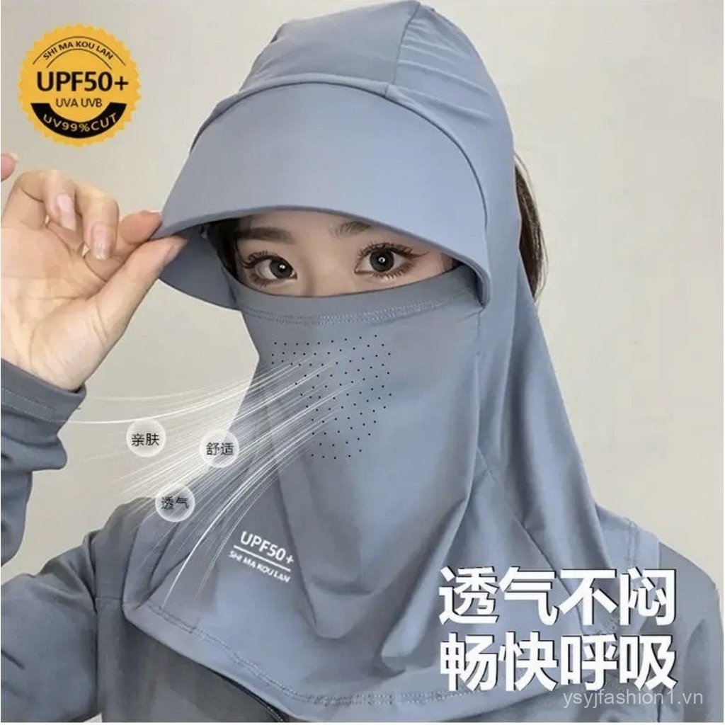 Mặt nạ chống nắng mới dành cho nữ, mặt nạ chống tia cực tím đi xe đạp mùa hè…