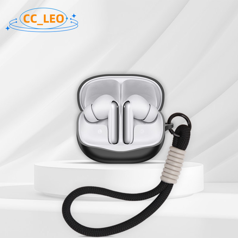 for QCY MeloBuds N50 Case Silicone Soft Case Cute Lanyard Suitable for QCY MeloBuds N50 Shockproof S