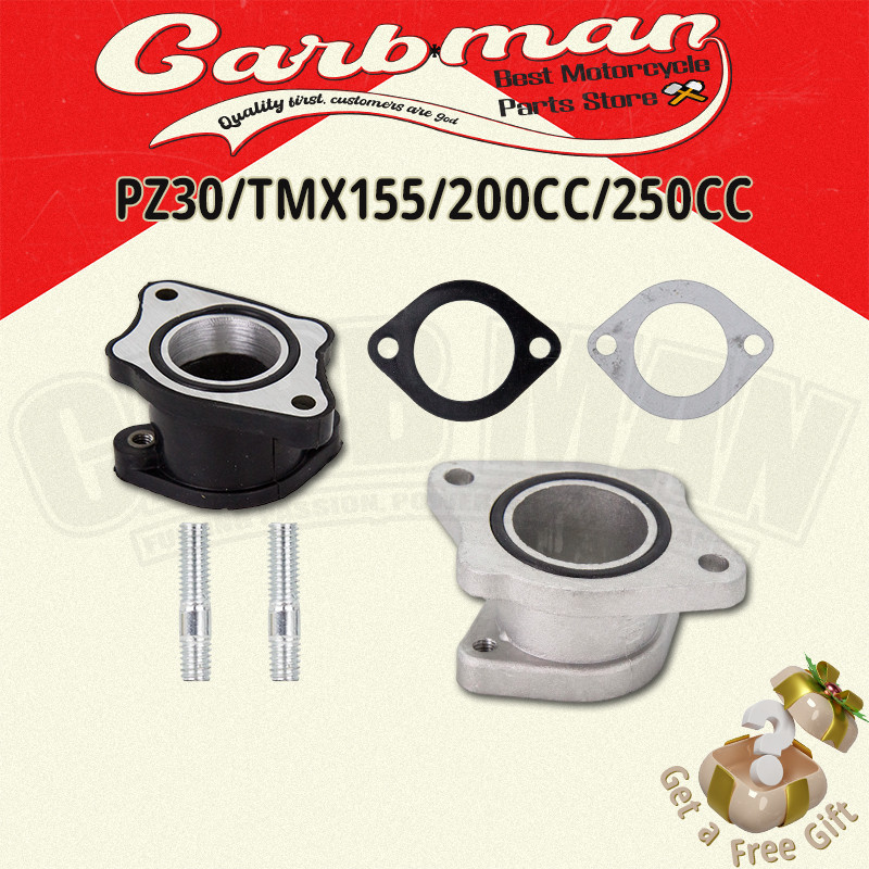 Co xăng PZ30 lỗ 30ly Khoảng Cách Lỗ 48mm xe lôi bagac 200cc 250cc Cao Cấp[ Nhôm ]