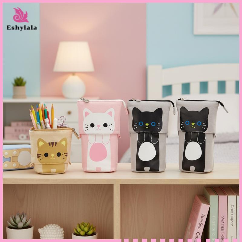 Eshylala Hộp đựng bút chì Kawaii DIY có thể thu vào Hộp đựng bút dung lượng lớn [MỚI]