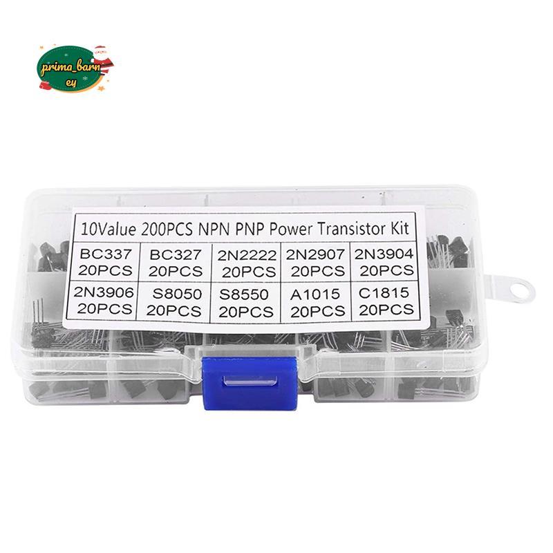 200 Chiếc BC337 Đến C1815 Bộ Transistor Silicon Transistor NPN TO-92 PNP