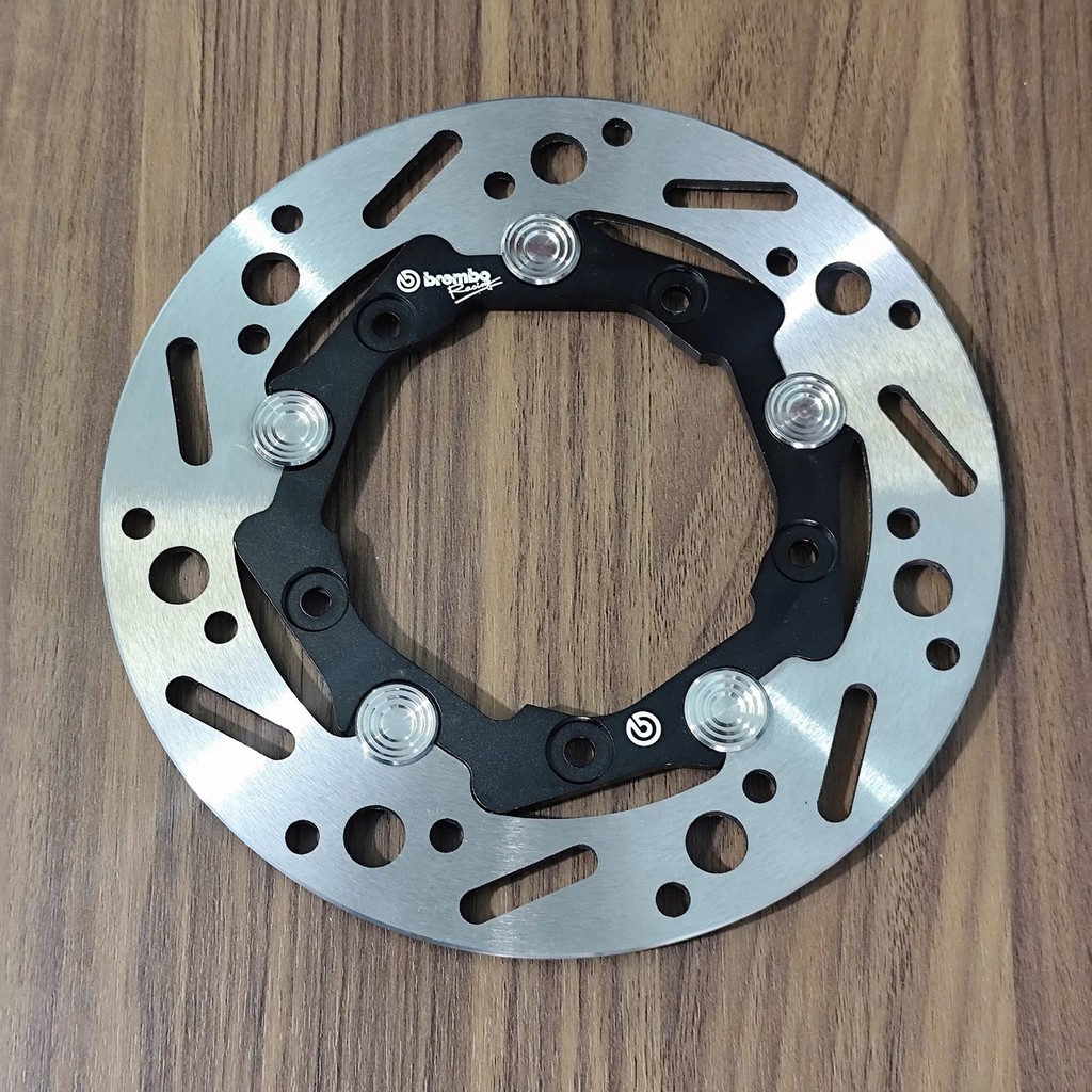 Đĩa trước AB ( 13 - 26 ) size 220 mm ------- chỉ lắp được mâm 5 LỖ của AB ---- 5 NÚT INOX - BẰNG ---