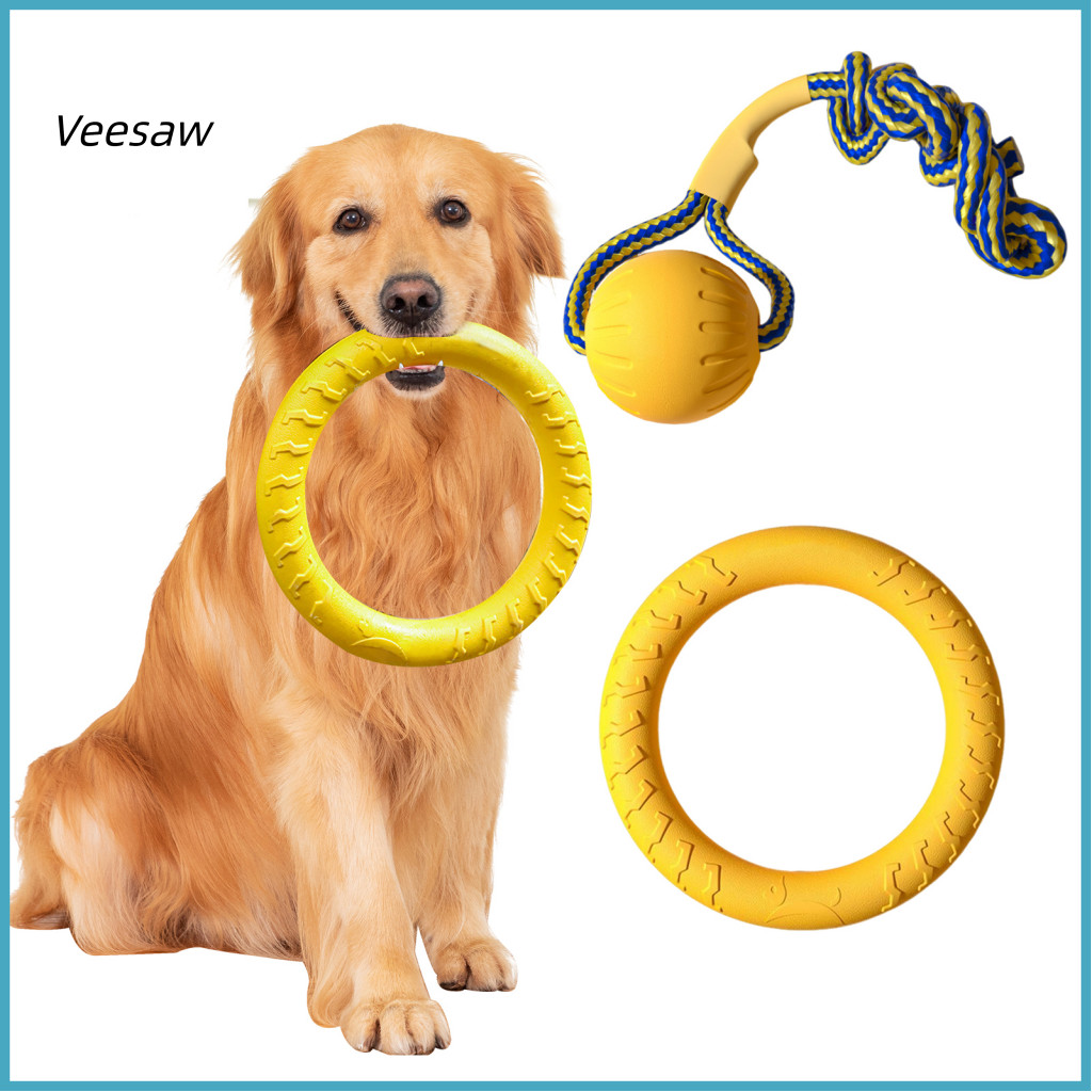 Veesaw- Đĩa bay Đồ chơi cho chó Đồ chơi thú cưng chất lượng cao Bộ đồ chơi cho chó cho người nhai Đĩ