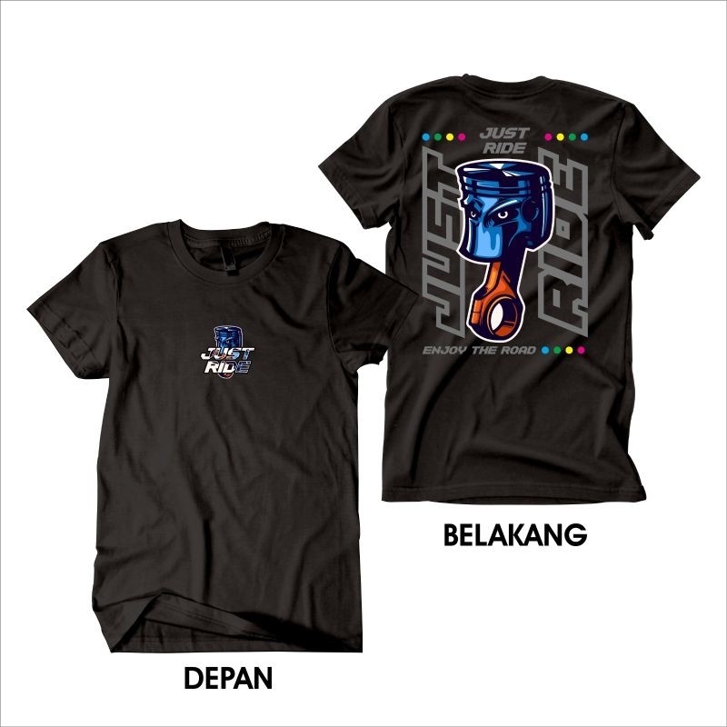 Just Ride Enjoy the Road Touring Racing Áo thun Microfiber Jersey