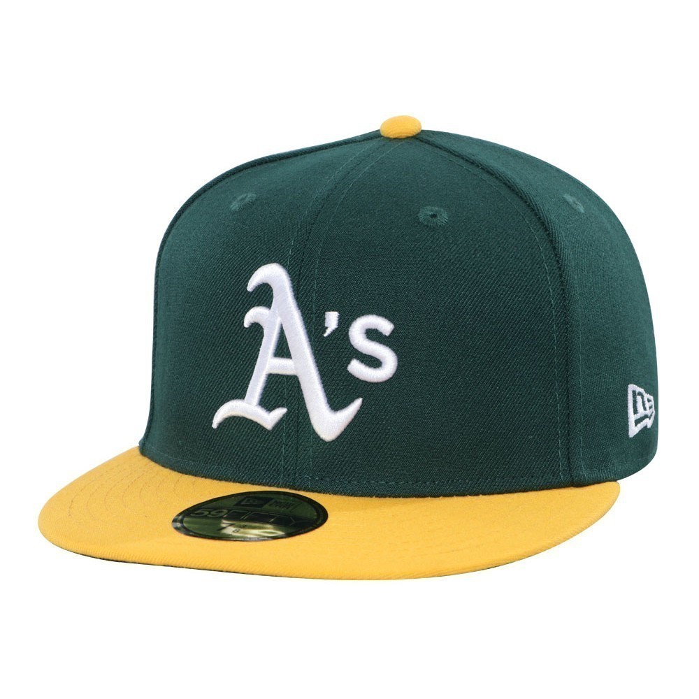 Oakland Athletics AC Perf Vàng Xanh Trang Bị Mũ Một