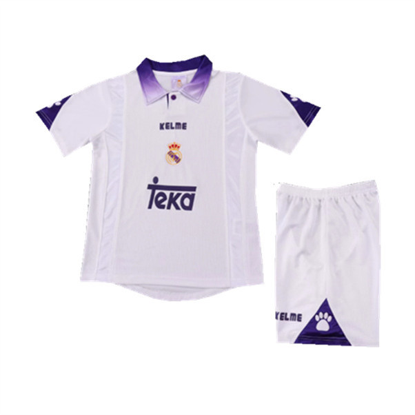 Áo Jersey Cổ Điển Real Madrid 1997-98 cho Trẻ Em size 16-28