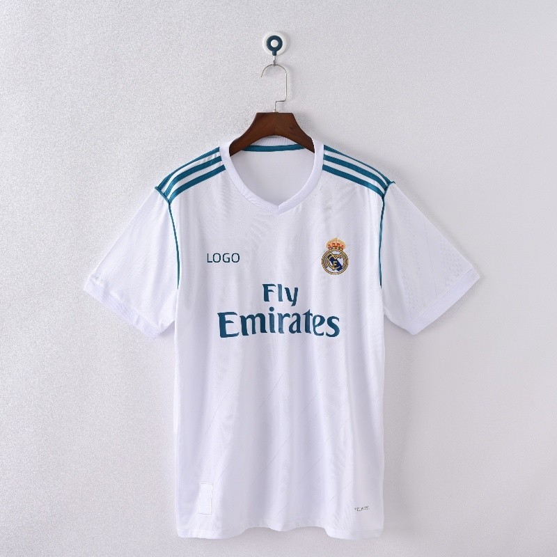 Áo sơ mi bóng đá Real Madrid Home Retro Edition 2017 / 18 cho S-2XL
