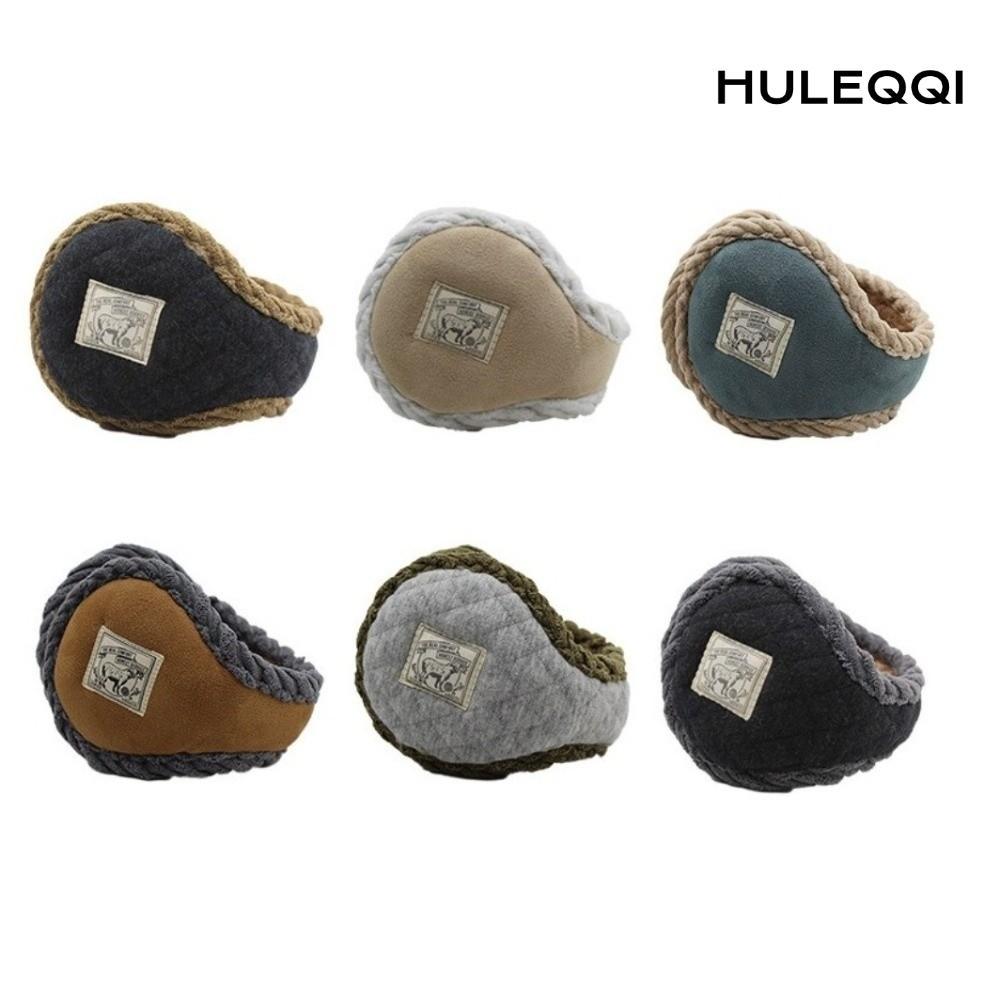 HULEQI Warm Earflaps, Soft Cosy Winter Ear Muffs, Thời Trang Lông Cừu Sang Trọng Tai Ấm Áp Dành Cho 