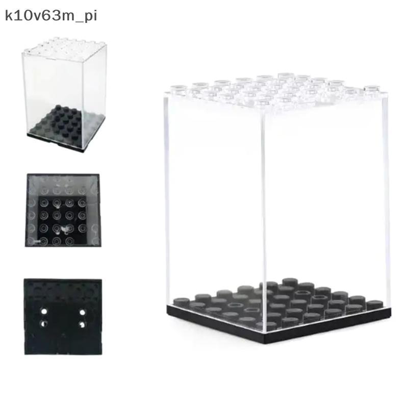 kv Minifigure Display Case Acrylic Display Box Stackable Storage Case For Figurines Toys And Collect