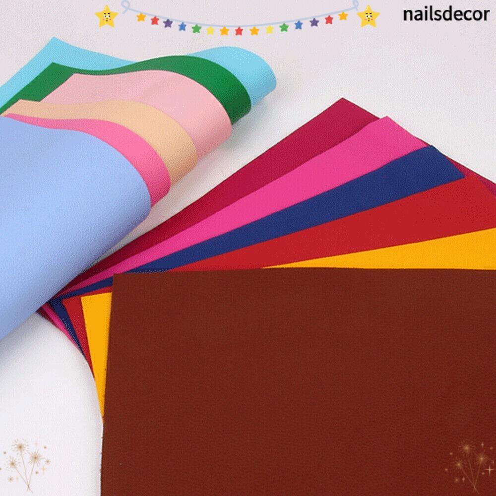 NAILSDECOR Da Bò Cứng, Làm Ví 20 * 30CM Da Oxhide Thật, Găng Tay Giày Vải Tấm Vải