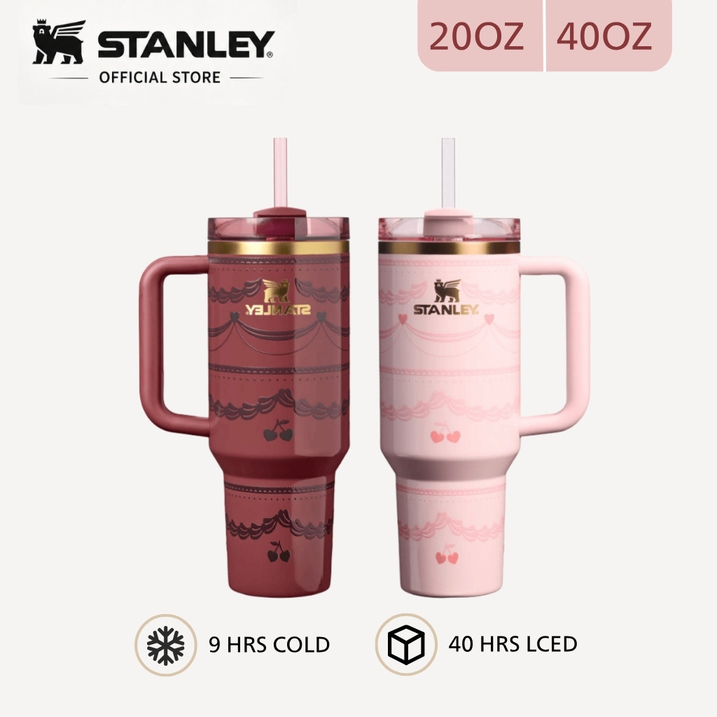 [ Hàng chính hãng ] Stanley Valentine's Day phiên bản giới hạn 2026 nhung hồng, dung tích 20oz-40oz,