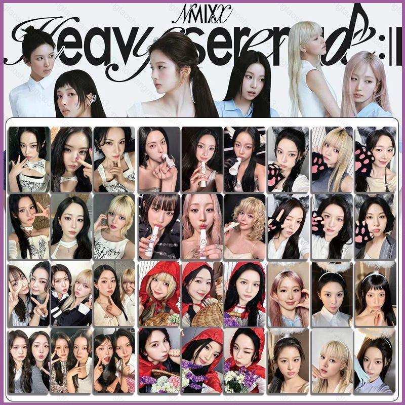 YT3 6 Cái / bộ NMIXX LOMO Card 5th Mini Album Nặng Serenade HAEWON Bưu Thiếp Bộ Sưu Tập Ngôi Sao Ngo
