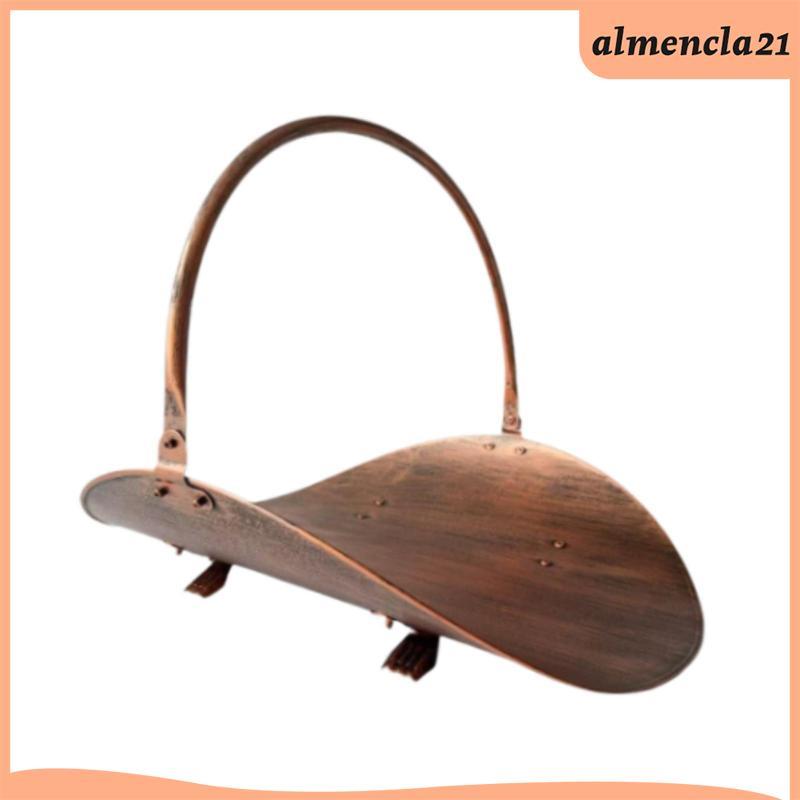 Giá đỡ nhật ký lò sưởi, Hộp đựng trong nhà ngoài trời, Giỏ củi Giá gỗ kim loại cho củi lửa