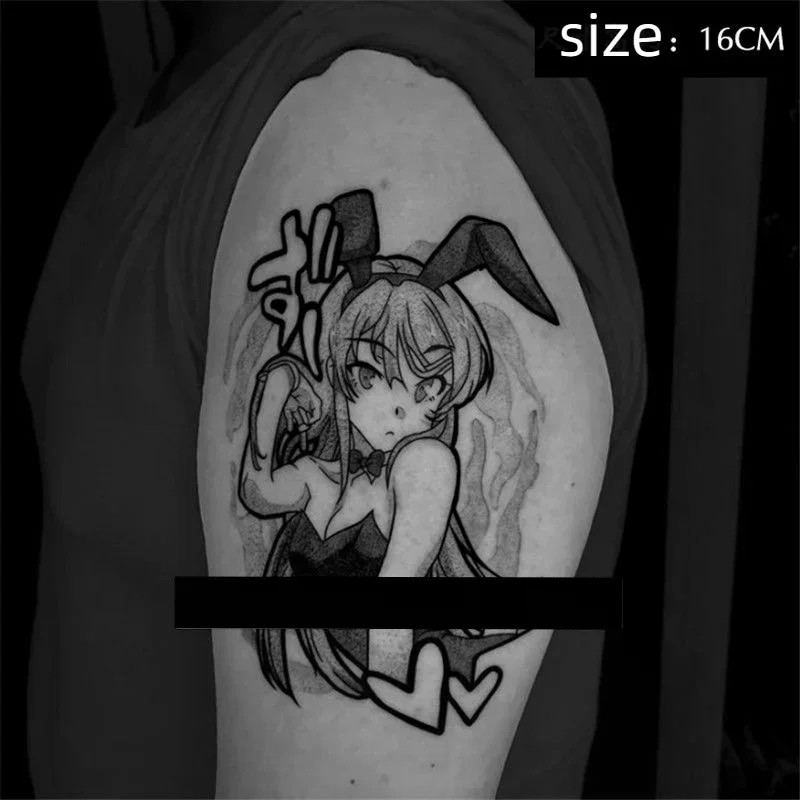 Rascal Does Not Dream Of Bunny Girl Senpai - Temporary Tattoo Sticker của Nhân Vật Senpai Sakurajima