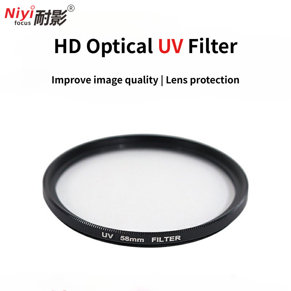 Đa Năng 25mm 37mm 39mm 46mm 52mm 58mm 25-82mm Ống Kính Máy Ảnh UV Lọc Lớp Phủ Hai Lớp Lọc Bảo Vệ Ống Kính Phụ Kiện