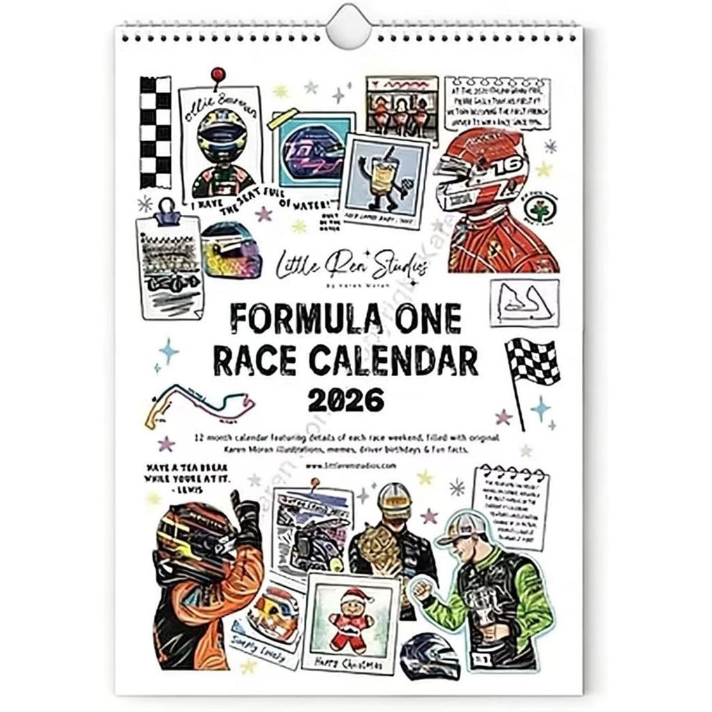 Lịch đua sổ lưu niệm F1 2026 – Lịch treo tường có sẵn của người hâm mộ Ultimate, Lịch F1 2026 dành c