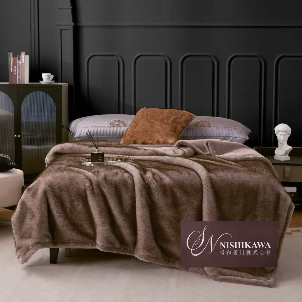 [Ảnh thật] CHĂN LÔNG CÁO QUÝ TỘC NISHIKAWA VuaChanGa