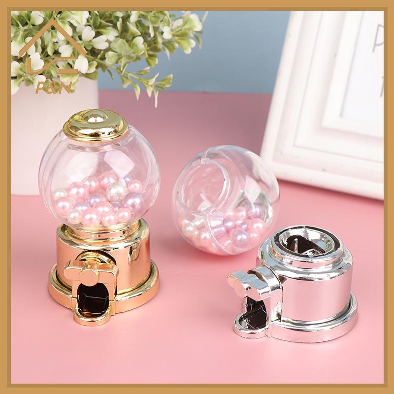 [P & N} Sweets Candy Machine Bubble Dispenser Coin Bank Trang trí quà tặng trẻ em [VN]