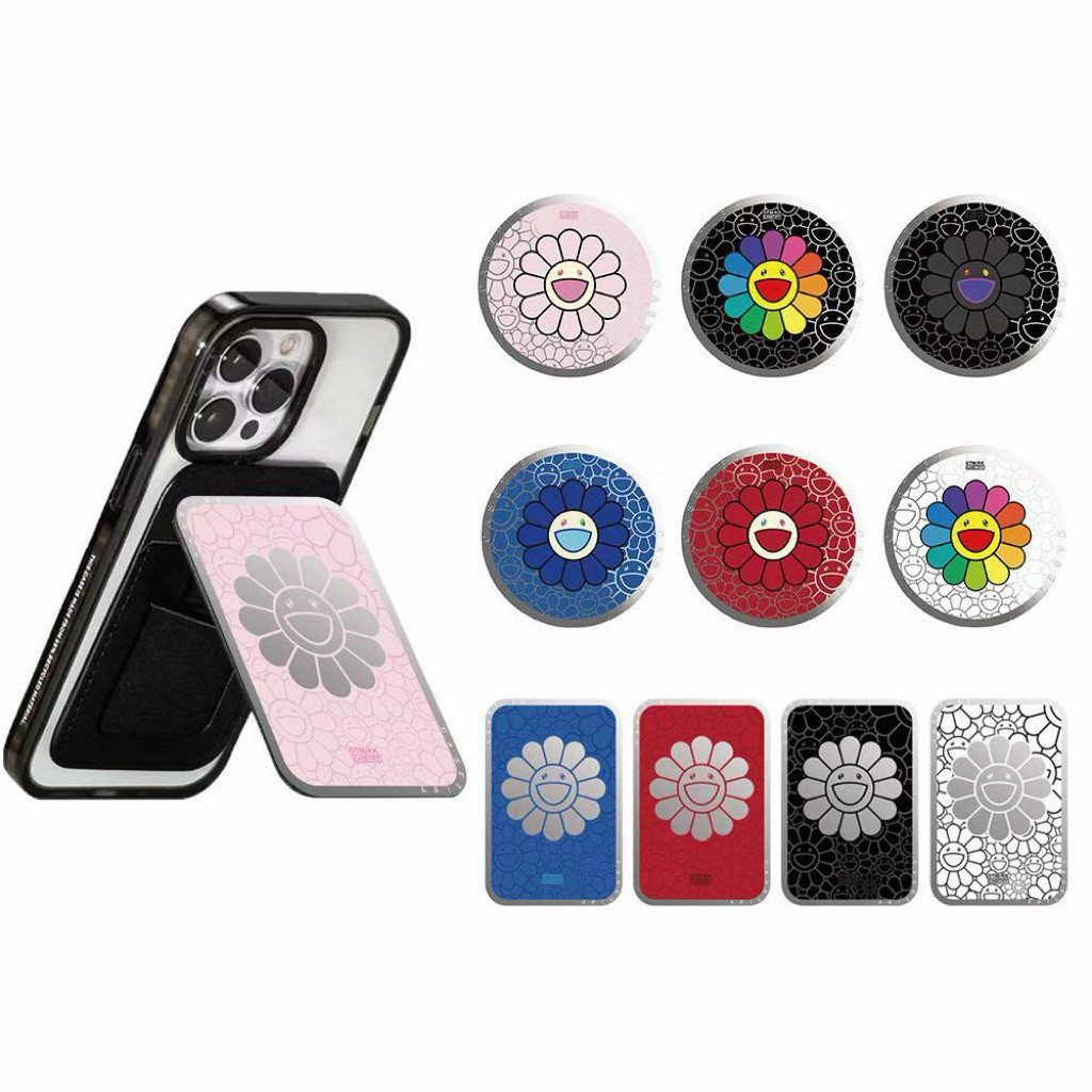 Mới Murakami Chủ Thẻ Gripstand Cardpocket Magsafe Mirror Từ tính