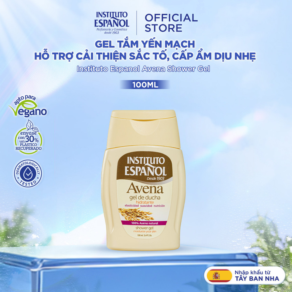 Instituto Español Gel tắm Avena Gel De Ducha 100ml