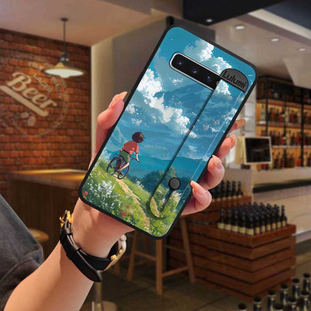 Ốp Điện Thoại Bền Silicon Cho Samsung Galaxy S10 / SM-G973N Tranh Cá Tính Chống Bụi Vỏ Điện Thoại Bả