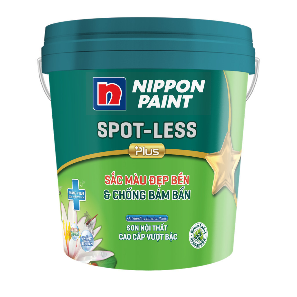 Nippon Paint Spot-less Plus - Dễ lau chùi, chống bám bẩn
