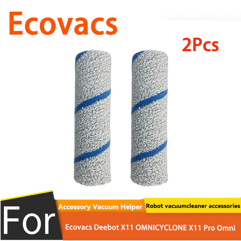 Dành Cho Ecovacs Deebot X11 OMNICYCLONE X11 Pro Omni Phụ Kiện (2 Chiếc Bàn Chải Con Lăn)