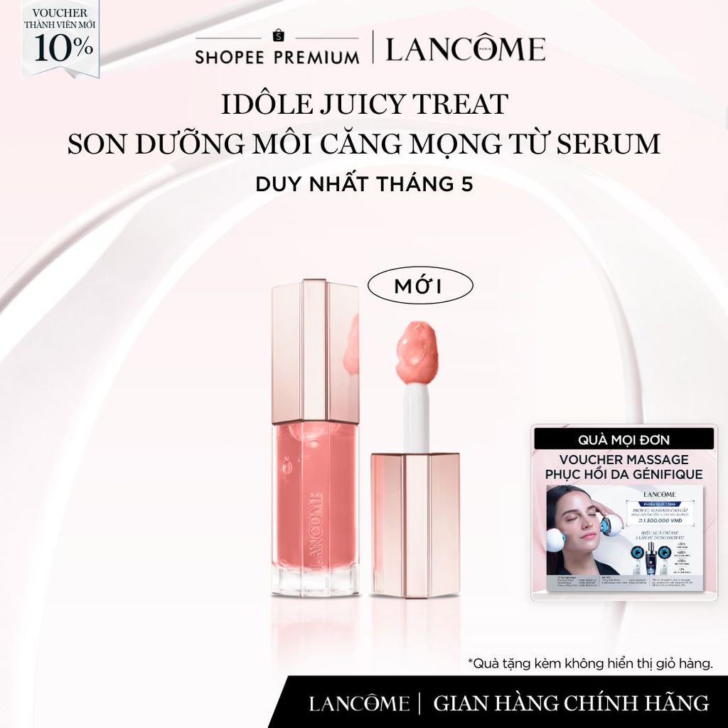 Son Dưỡng Môi Căng Mọng Từ Serum Lancome Idole Juicytreat