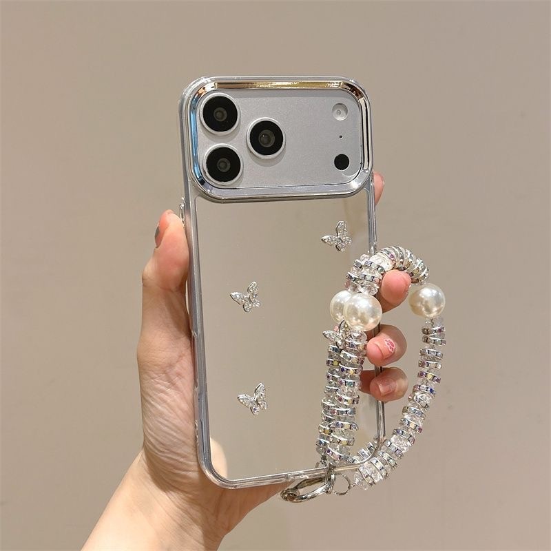 Ốp Điện Thoại Gương Cho Xiaomi 17Ultra 15T 15Pro 14 14TPro 14Ultra 13Pro 12X Xiaomi 12SPro Có Dây Đe
