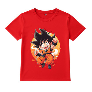 Áo Thun Trẻ Em SONGOKU CHIBI, Chất Poly Thái , Có Size Lớn Từ 7-95kg, Nhiều Màu Áo, Size To Nhắn Shop, ANAMKIDS