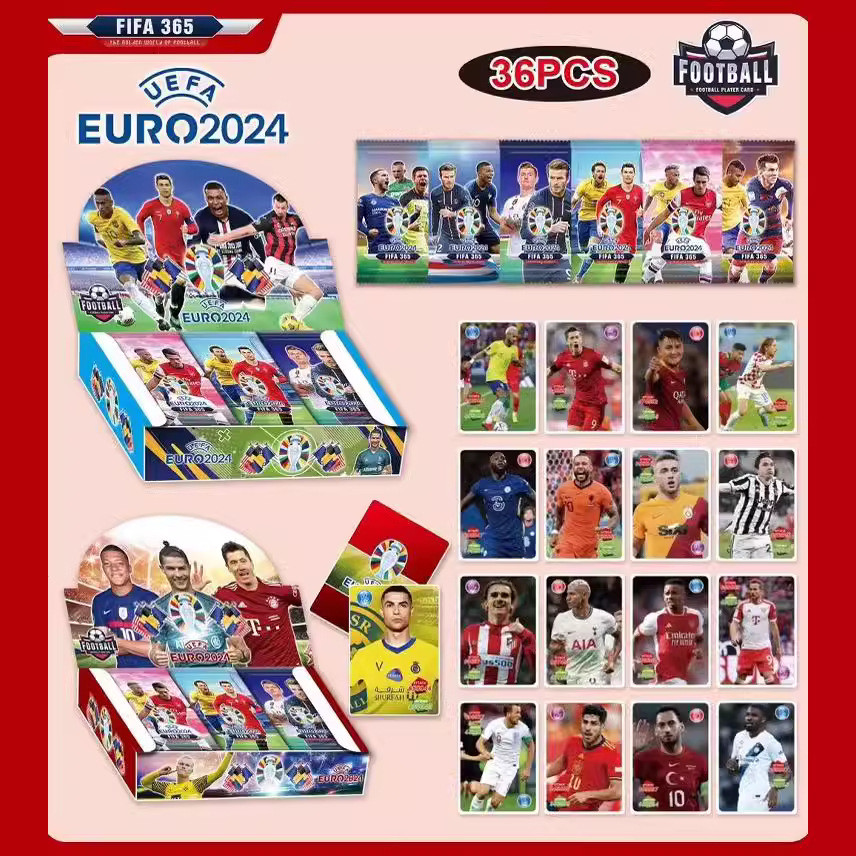 Phong Cách Mới 2026 World Cup Thẻ Bóng Đá Ngôi Sao Cúp Châu Âu C Bóng Ngôi Sao Flash Thẻ Bộ Sưu Tập 