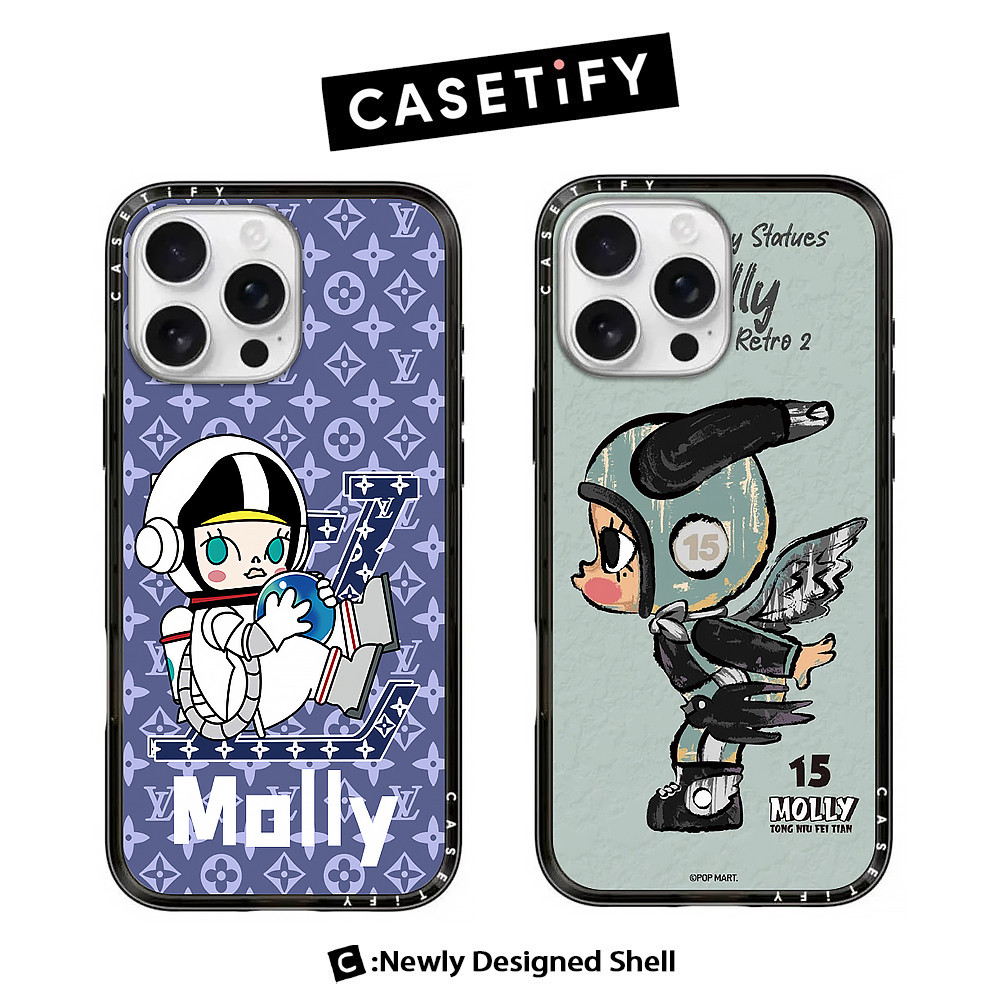 CASE Molly Series 7 Acrylic Mới Có Từ Tính Cho IPhone 17 Pro Max / 17 16 15 14 13 Pro Max Vỏ Bảo Vệ 