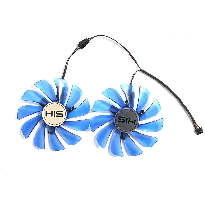 95MM 4PIN DC 12V 0.45A RX 580 GPU Cooler cho anh ấy RX580 RX 580 Ice QX2 OC 4GB / Turbo 8GB Card Đồ 