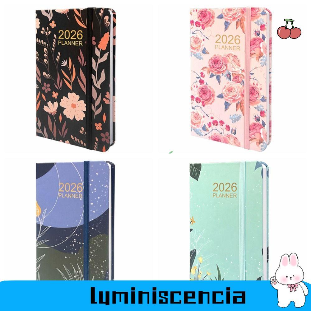 LUMINISCENCIA 2026 Pocket Planner, A6 Jan.2026 - Dec.2026 Lịch bỏ túi 2026, Lịch sắp xếp lịch trình 