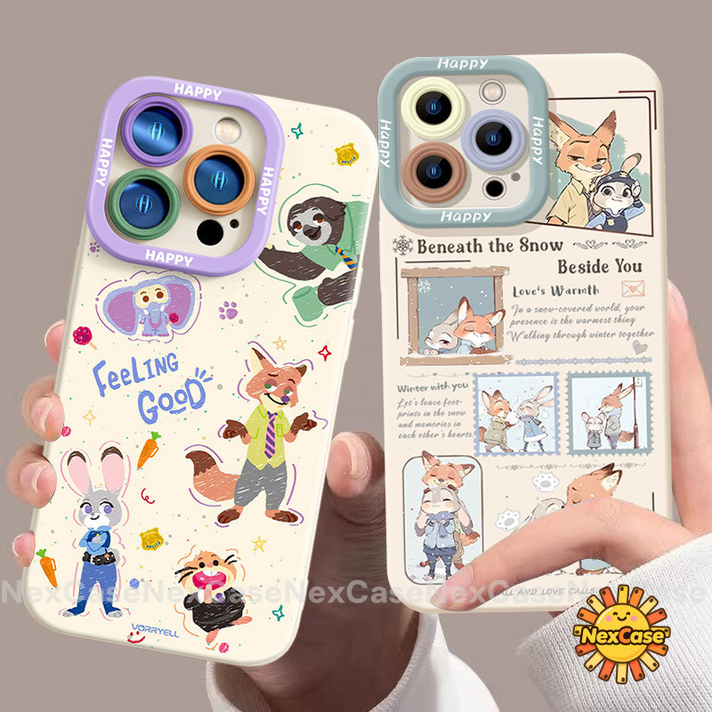 ốp zootopia Cho Samsung A03S A04s A05S A06 A51 A15 A55 A12 A16 A35 A03 A10s A13 A14 A05 Kết hợp chín