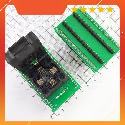 Socket Đổi Chân IC QFP-48 0.5mm Sang DIP-48 2.54mm IoT Maker 90