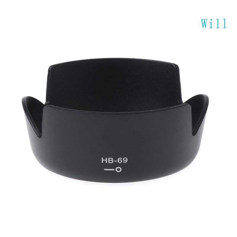 Will HB-69 Bayonet Mount Camera Lens Hood Cho D3200 D3300 D5200 D5300 DX18-55mm