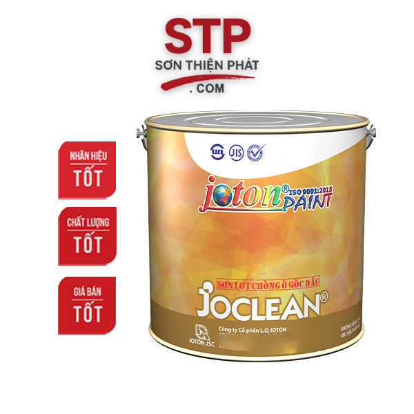 Sơn chống ố gốc dầu Joton Joclean bảo quản tường trong nhà và ngoài trời- Lon 1L và 3L
