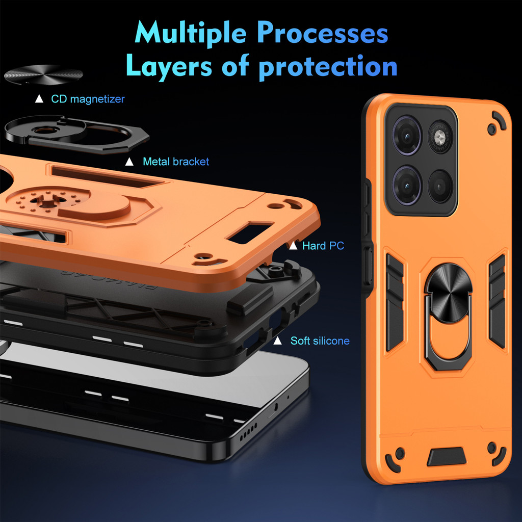 Ốp Lưng Cho Motorola Moto G17 Motorola Moto G17 Business Phong Cách Cao Cấp Chống Sốc PC Cứng Vỏ Điệ