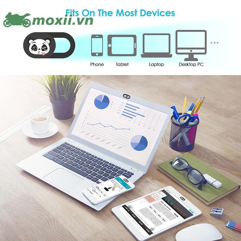 MOX 3 Chiếc Họa Tiết Zoon WebCam Vỏ Camera Laptop Stiers Cho Laptop Điện Thoại Thông Minh Bảo Vệ Quy