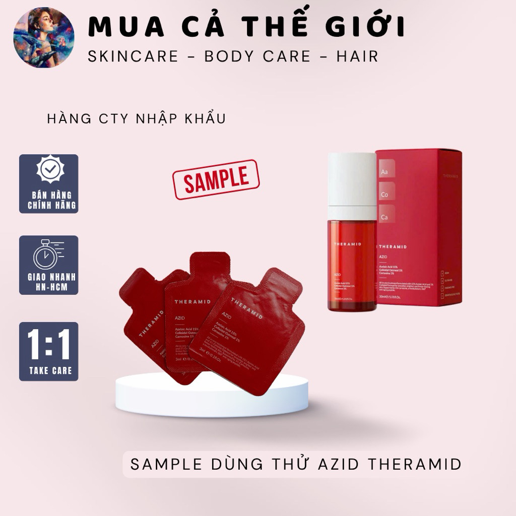 [GIFT] Sample mẫu dùng thử Niche Beauty Lab - Azid Theramid 3ml