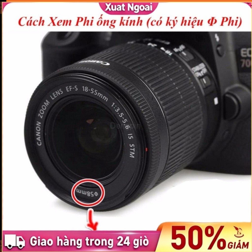 [Hàng Sẵn]Kính Lọc Filter Kenko UV cho ống kính máy ảnh - Đầy đủ size 49mm/58mm
