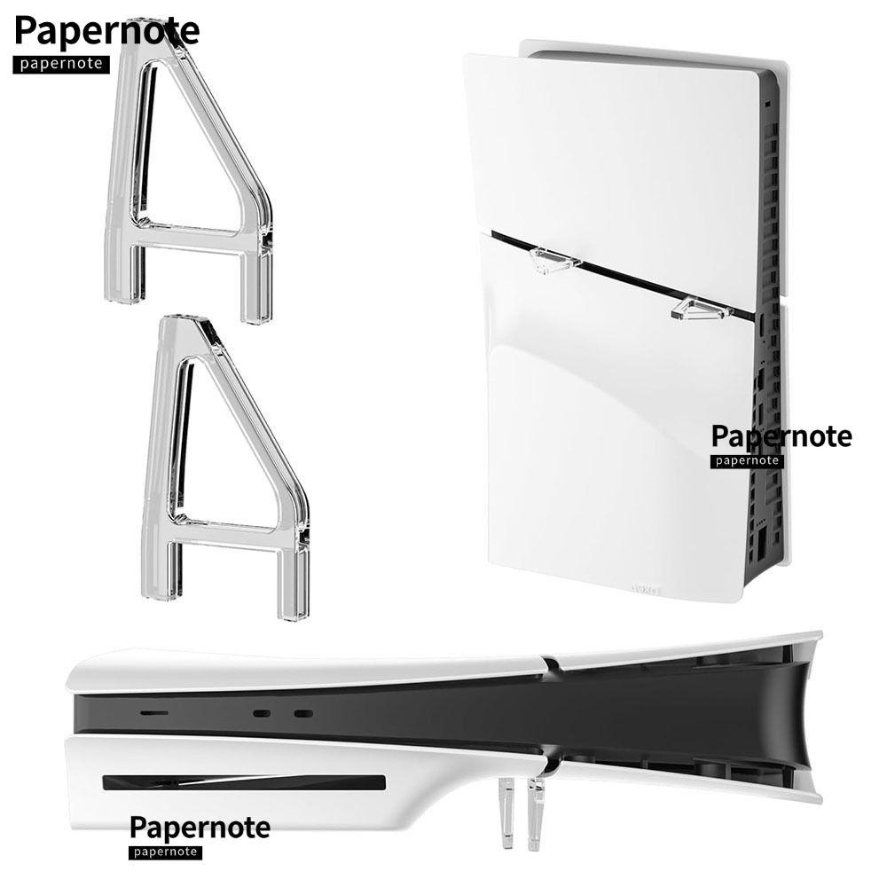 GIẤY PS5 Slim Stand, Chân đế ngang đa năng trong suốt, Phụ kiện Bảng điều khiển chơi game hình tam g