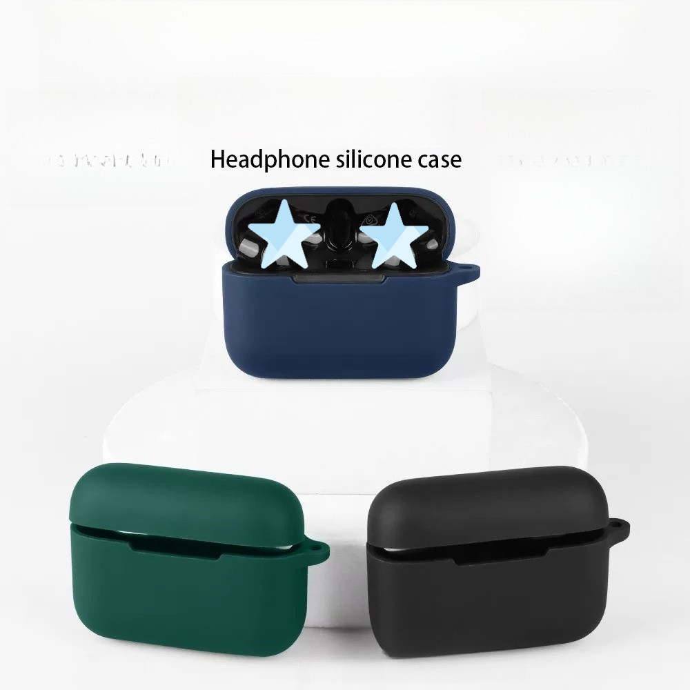 Dành Cho Razer Hammerhead V3 HyperSpeed / V3 X Ốp Lưng Silicon Màu Trơn Bluetooth Tai Nghe Dành Cho 