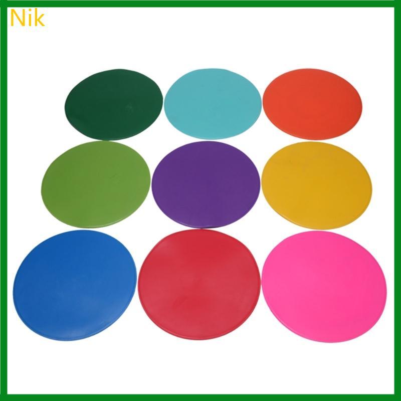 Nik 9 Điểm Đánh Dấu Điểm Sàn Chống Trơn Trượt Sàn Bút Đánh Dấu Trường Phẳng Nón Polys Dots