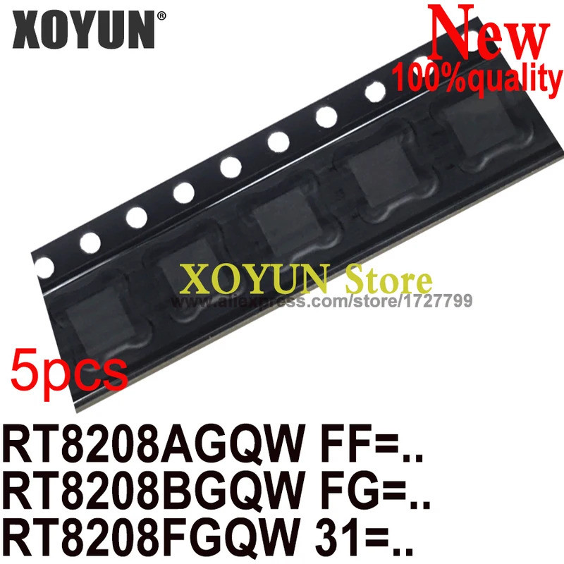 (5 chiếc) RT8208AGQW RT8208A FF = ED FF =.. RT8208BGQW RT8208B FG = CL FG =.. RT8208FGQW RT8208F 31 