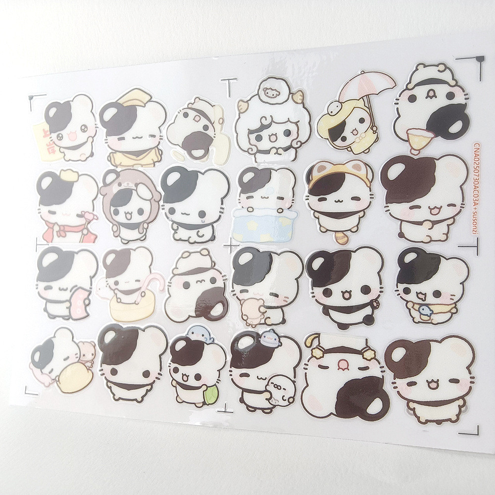 Boonie Bears 3D Chống Thấm Nước DTF UV Chuyển Dán DIY Decal