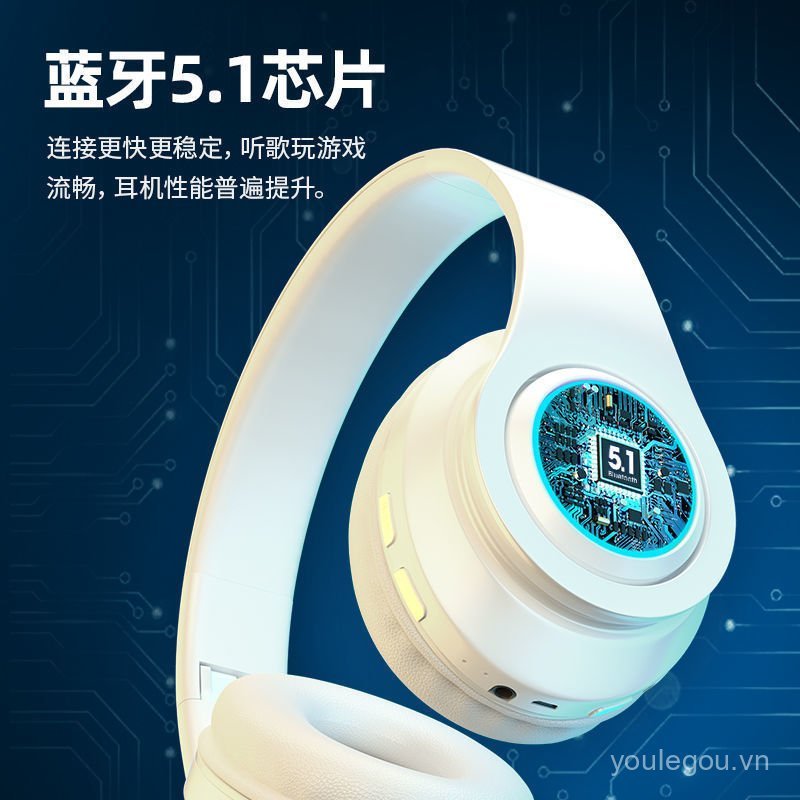 Tai nghe phát sáng B39 Tai nghe gọi tai nghe thẻ gấp