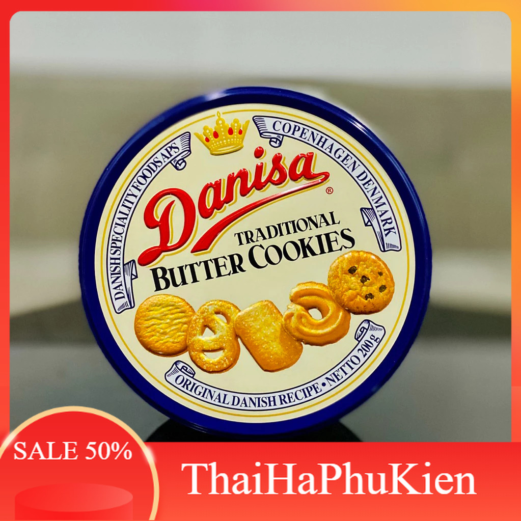 Bánh Danisa hộp sắt 200g - Shop Thái Hà